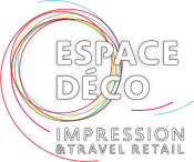 logo Espace Deco travel Retail et impression